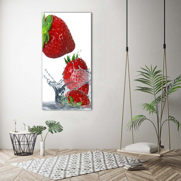 Brayden Studio Erdbeeren Kunstdrucke Auf Leinwand Wrapped Canvas